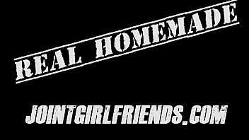 Slut grinds naked pussy on cock