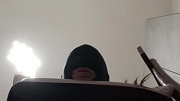 Tied up blindfolded and ballgagged milf gets fucked in her mouth pussy and ass