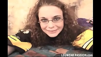 Wild amateurs in sexy legwear and stockings