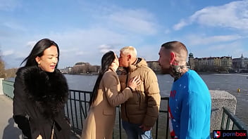 Handcuffed threesome w submissive lady gang & zuzu sweet – porno dan 4k