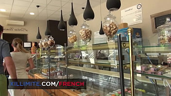 Intense sex with the hot busty baker