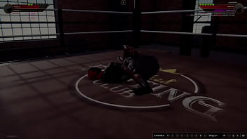 Ellie vs analdriller nf3d sex battle femdom combat subway