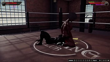 Ellie vs analdriller nf3d sex battle femdom combat subway