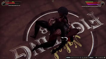 Ellie vs analdriller nf3d sex battle femdom combat subway