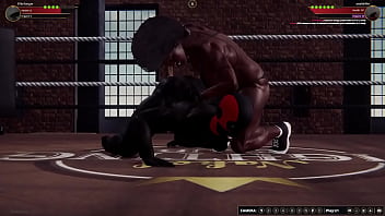 Ellie vs analdriller nf3d sex battle femdom combat subway