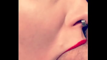 More saliva or deepthroating