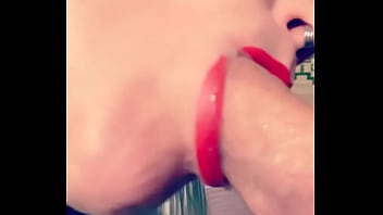 More saliva or deepthroating