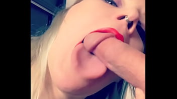 More saliva or deepthroating