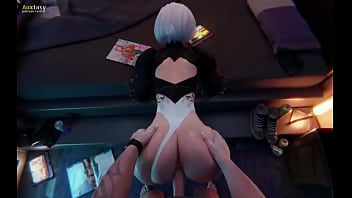 Fucking 2b from behind sex