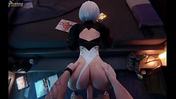 Fucking 2b from behind sex
