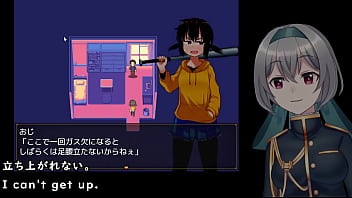 She goes up against the men alone but