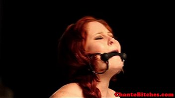 Redhead tattood bdsm sub extreme punish