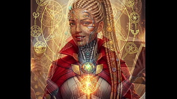 Animated ai android alita