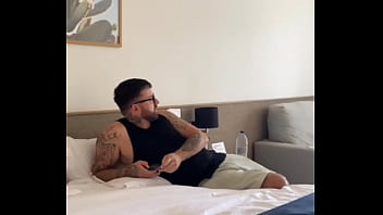 Cheating slut comes over for horny threesome