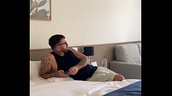 Cheating slut comes over for horny threesome