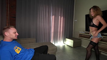 Stripper stella bliss fucks with a client and swallows cum