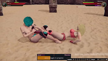 Remiel vs tiffany nf3d kinky female combat arena