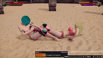 Remiel vs tiffany nf3d kinky female combat arena