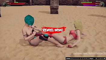 Remiel vs tiffany nf3d kinky female combat arena