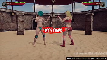 Remiel vs tiffany nf3d kinky female combat arena