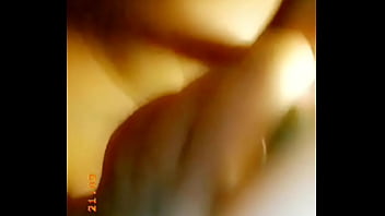 Playing with a dildo