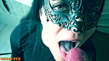 There's So Much Cum That It Runs Over My Tongue Even Though I Curve It Millie Fox thumbnail