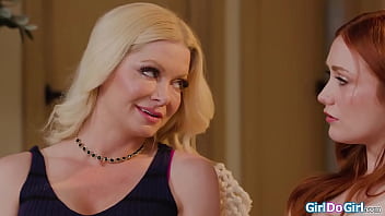 18yo Stepdaughter Scarlet Skies Want To Help Her Big Tits Stepmom Serene Siren To Get Over Her Breakup With Her Tonguethe Redhead Facesits The Milf thumbnail