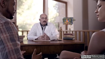 Brunette lesbian vanessa vega is desperate for the treatment but her freak doctor wants to see her getting fucked by a black guy or call it a day