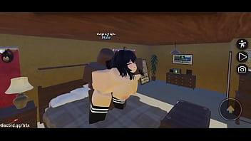Roblox girl enjoys giving her master enjoyment with his bbc