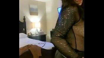 Busty big breasted mature in a braless boobs visible