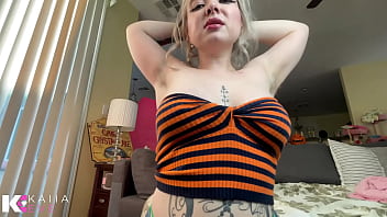 Pov sucking milf mrs brief's hairy pits & pubes clean