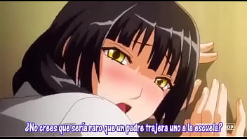 Culea con su papá en la escuela