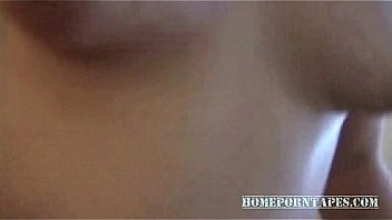 Babe with glasses makes a homemade video