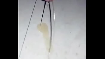 Nude penis piss in rock