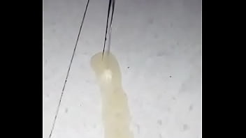 Nude penis piss in rock