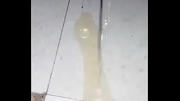 Nude penis piss in rock