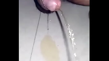 Nude penis piss in rock