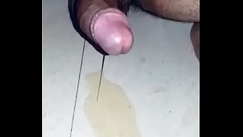 Nude penis piss in rock