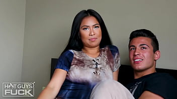 Horny cute latina chick love white alpha cock