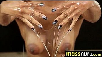 Nuru massage ends with a hot shower fuck 27