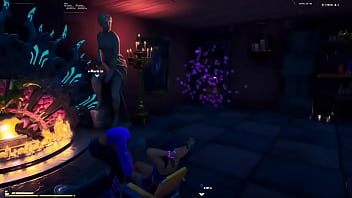 Step sister mamando gostoso na lareira