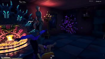 Step sister mamando gostoso na lareira