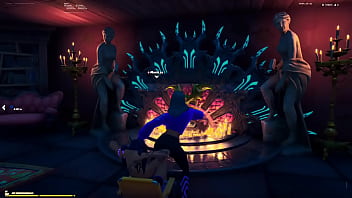 Step sister mamando gostoso na lareira