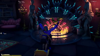 Step sister mamando gostoso na lareira