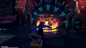 Step sister mamando gostoso na lareira