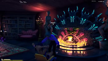 Step sister mamando gostoso na lareira