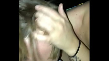 Sucking dick outside