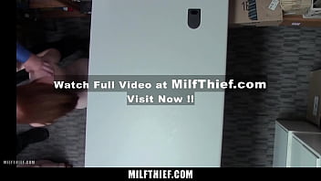 Banged over a desk papers scattered everywhere stepdaughter watches milfthief