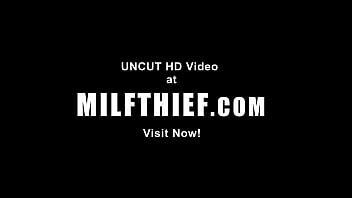 Banged over a desk papers scattered everywhere stepdaughter watches milfthief