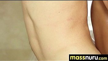 Nuru massage ends with a hot shower fuck 28